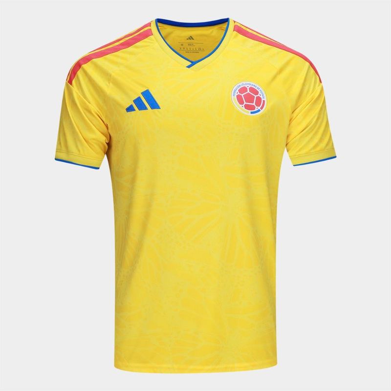 Camisa seleção colômbia  home torcedor 2026 s/n adidas masculina