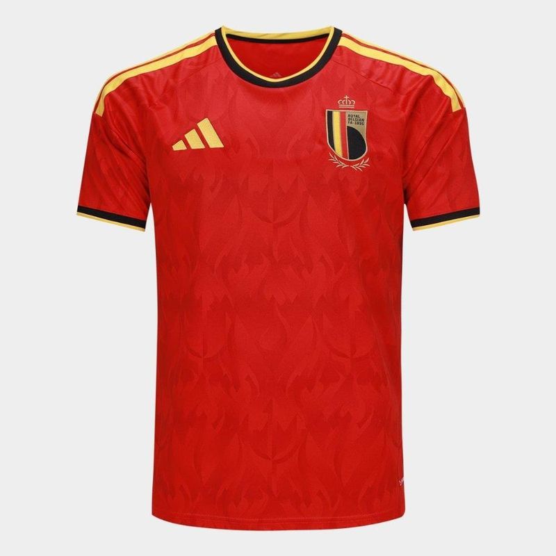 Camisa seleção bélgica home torcedor 2026 s/n adidas masculina