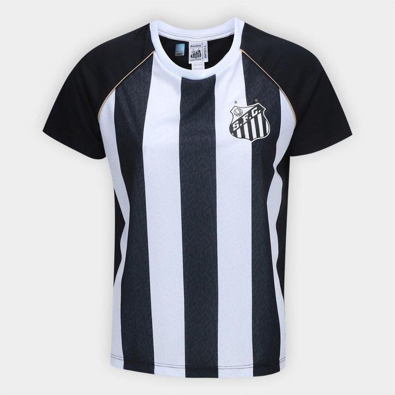 Camisa santos mosaico feminina