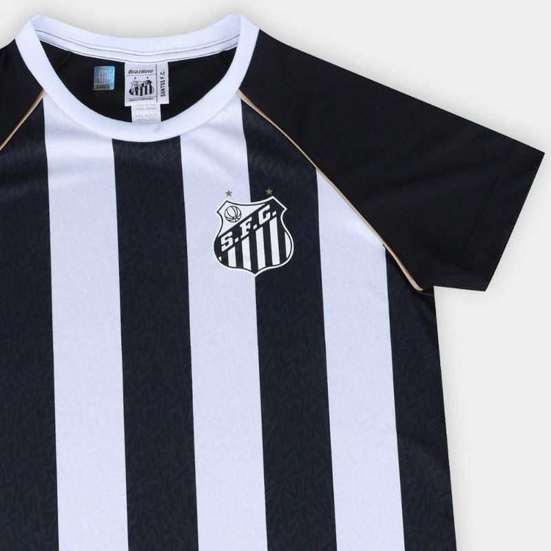 Camisa santos mosaico feminina