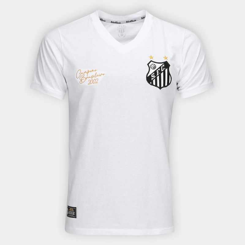 Camisa santos retrômania 2002 masculina