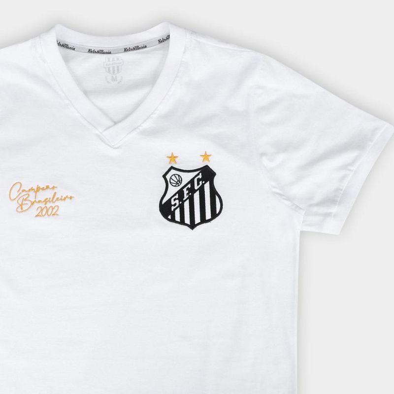 Camisa santos retrômania 2002 masculina