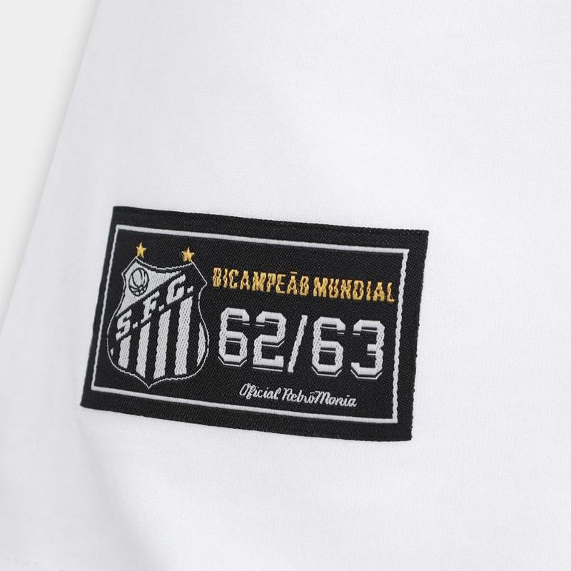 Camisa santos 1963 retrômania feminina