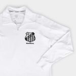 Camisa santos 1963 bi mundial manga longa masculina