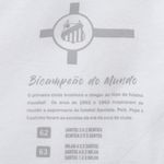 Camisa santos 1963 bi mundial manga longa masculina