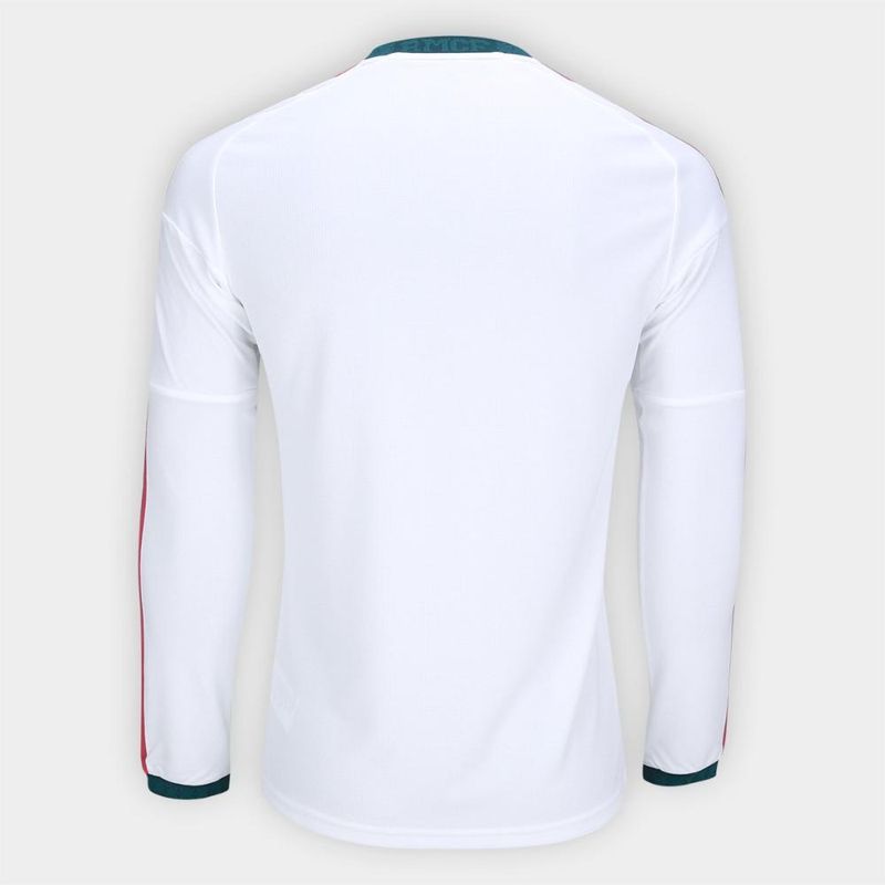 Camisa real madrid manga longa home 26/27 s/n torcedor adidas masculina