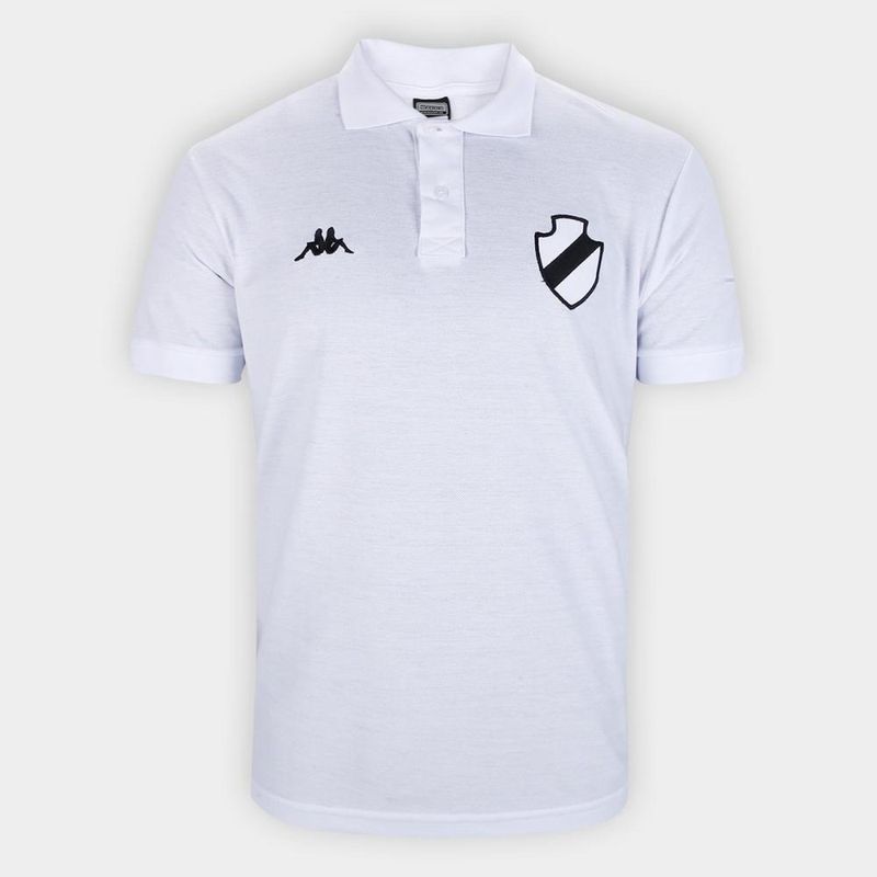 Camisa polo vasco kappa supporter mono masculina