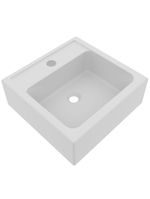 Kit Balcão E Gabinete De Banheiro Com Cuba 1 Porta 1 Gaveta Branco