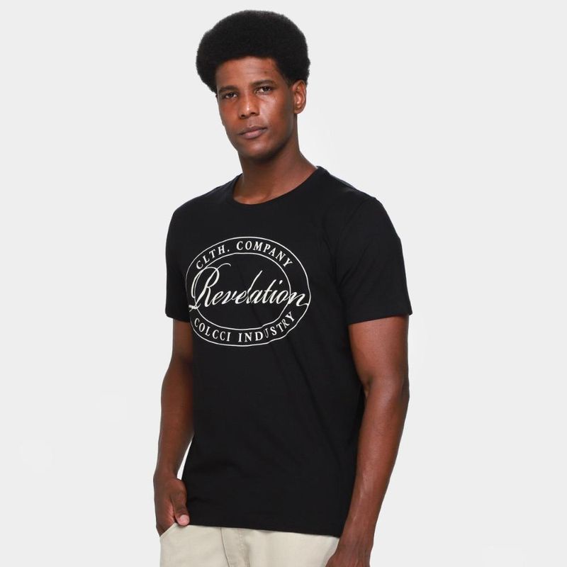 Camiseta colcci ii casual masculina