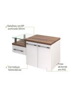 Gabinete Armario Para Banheiro Legno 830 (somente Balcao) Branco Chess C-nogal
