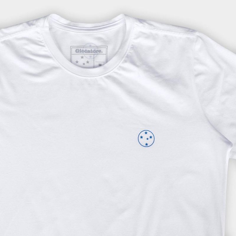 Camiseta cruzeiro escudo retrô masculina