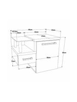 Gabinete Armario Para Banheiro Legno 630 (somente Balcao) Branco Chess C-carvalho Dark