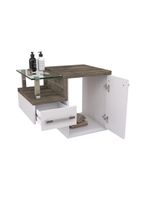 Gabinete Armario Para Banheiro Legno 630 (somente Balcao) Branco Chess C-carvalho Dark