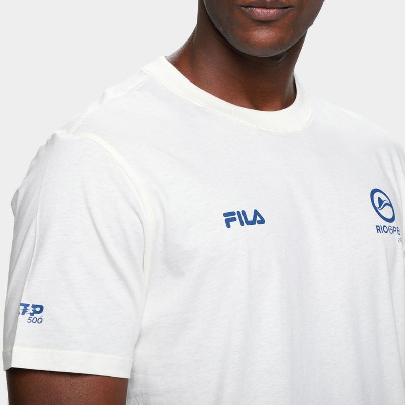 Camiseta fila comfort selo rio open 26 masculina