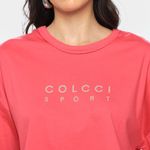 Camiseta colcci cropped feminina