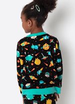Pijama manga longa ultra visco unissex kids space food