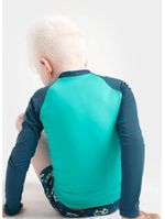 Camiseta praia com proteção solar menino lobo space