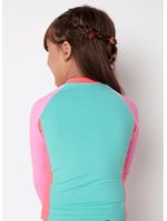 Camiseta menina com proteção solar unicórnio cherry