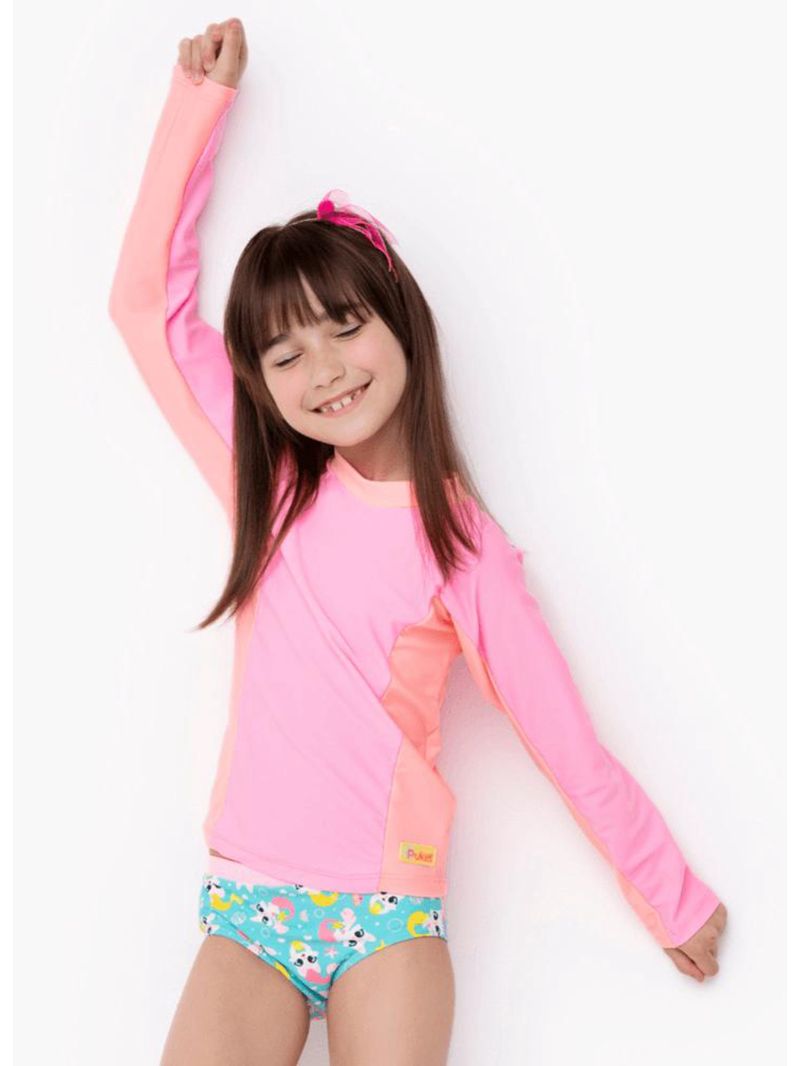 Camiseta lisa menina kids