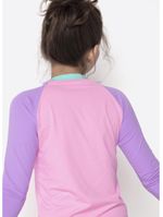 Camiseta manga longa menina teen color block