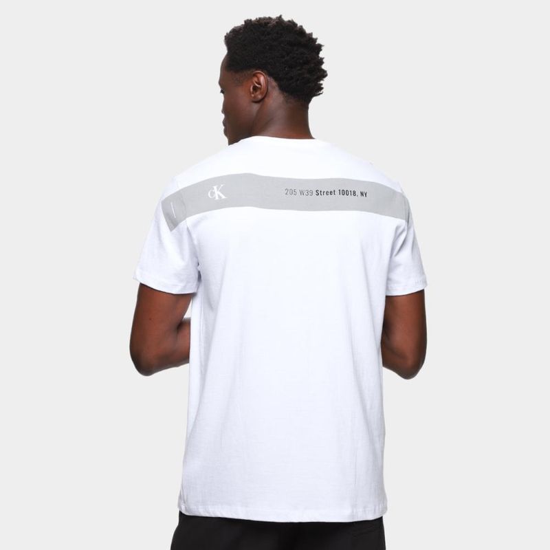 Camiseta calvin klein address masculina