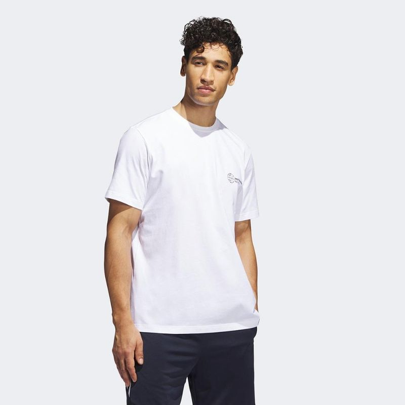 Camiseta adidas world wide hoops hbr masculina