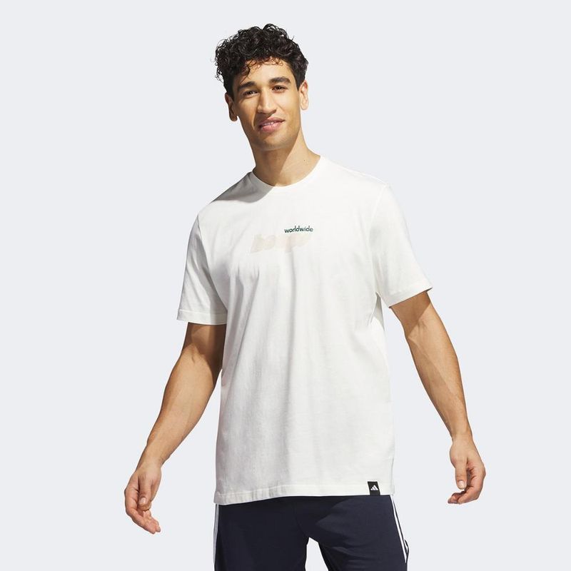 Camiseta adidas world wide hoops story masculina