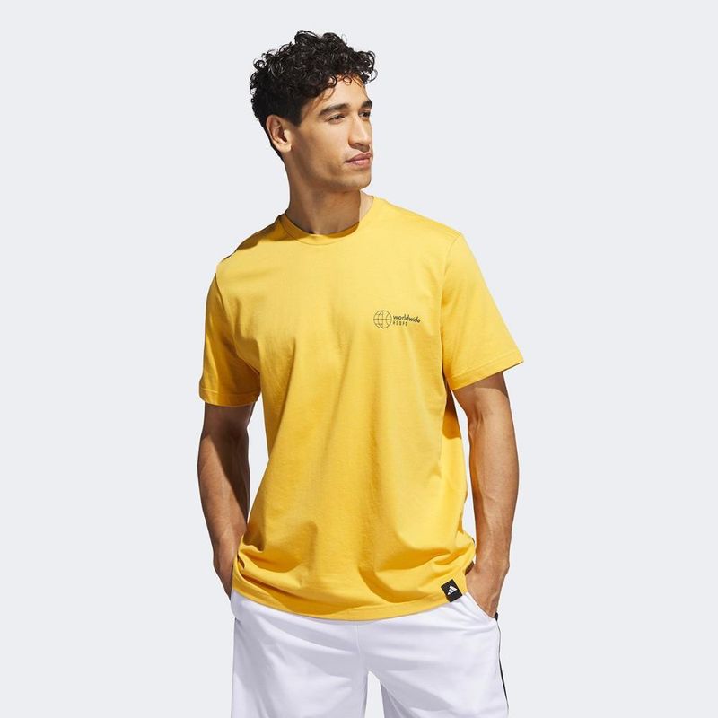 Camiseta adidas world wide hoops hbr masculina