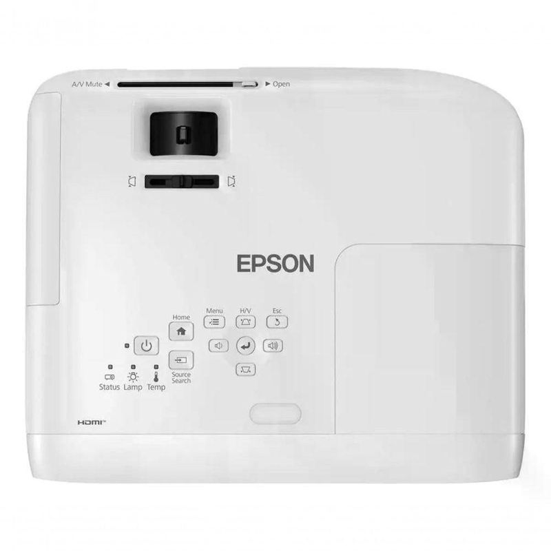 Projetor Epson E24+ Powerlite 3LCD 3400 Lumens XGA 15000:1 Branco