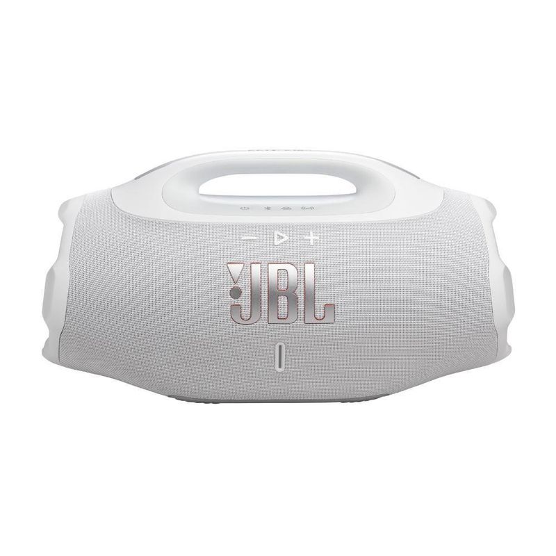 Caixa de Som JBL Boombox 4 210W Estéreo Bluetooth Bivolt Branco com Bateria Recarregavel 34 Horas