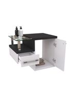Gabinete Para Banheiro C-cuba Q355 E Espelheira Legno 651 Branco Chess C-preto ônix