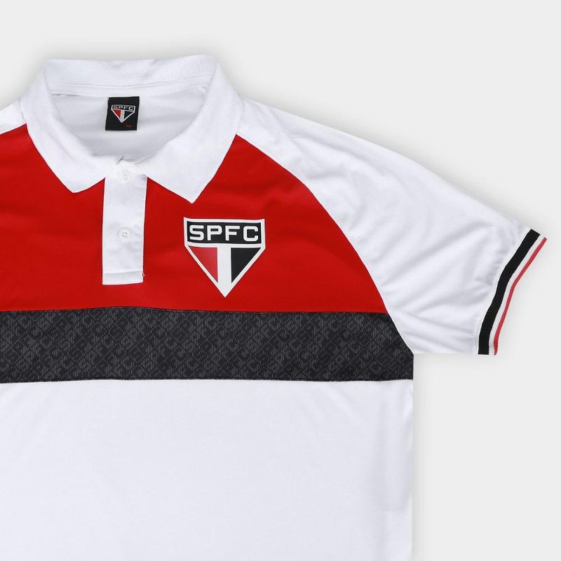 Camisa polo são paulo triple masculina