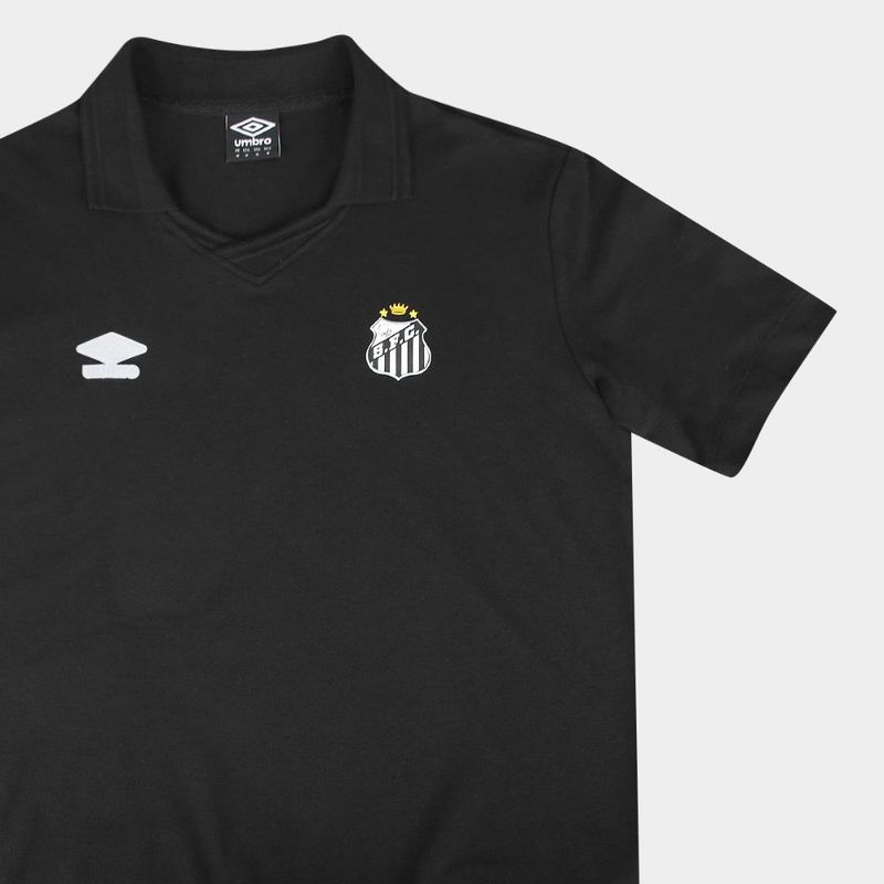 Camisa polo santos 25/26 viagem umbro masculina
