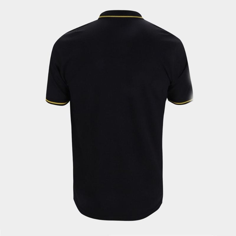 Camisa polo santos retrômania ouro vintage masculina