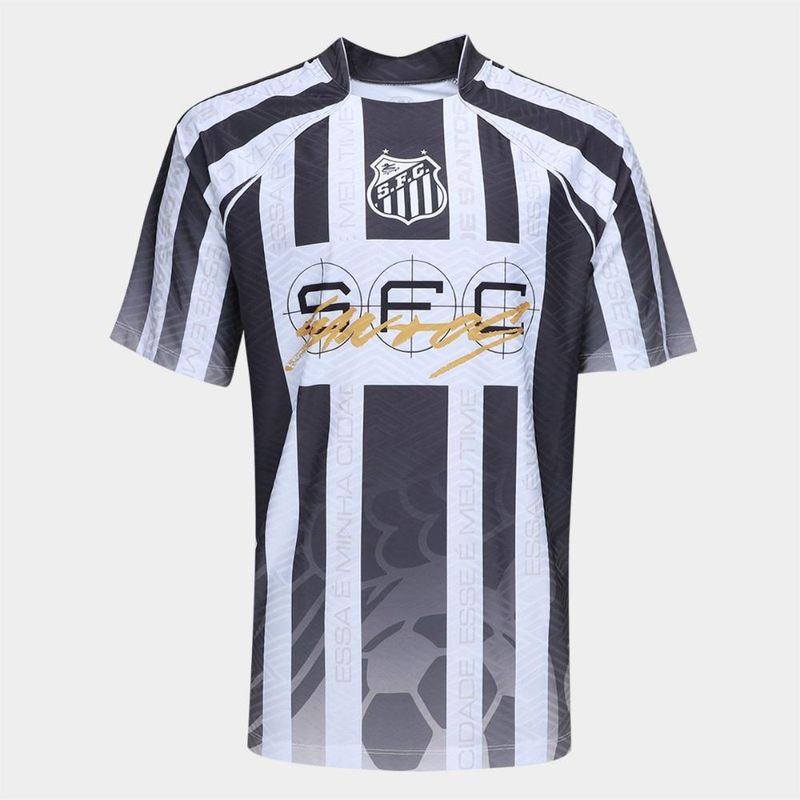 Camisa polo santos eu vim de santos masculina