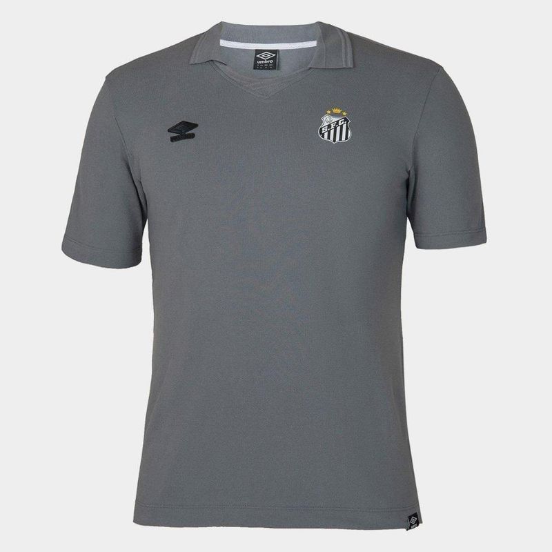 Camisa polo santos 25/26 viagem umbro masculina