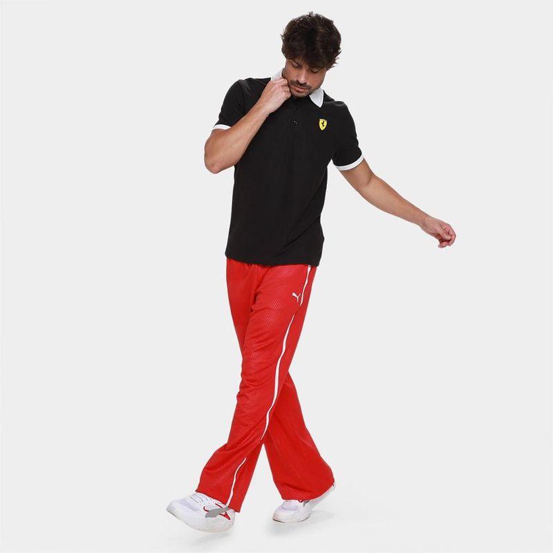 Camisa polo puma ferrari piquet masculina
