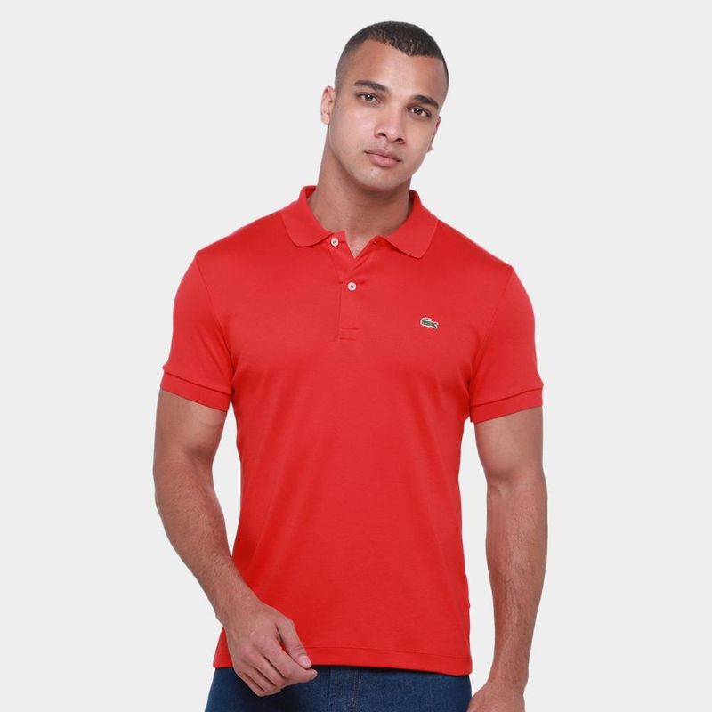 Camisa polo lacoste regular fit masculina