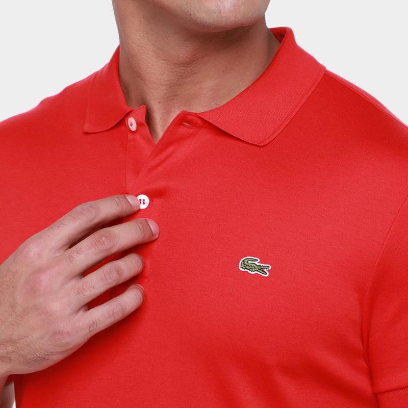 Camisa polo lacoste regular fit masculina