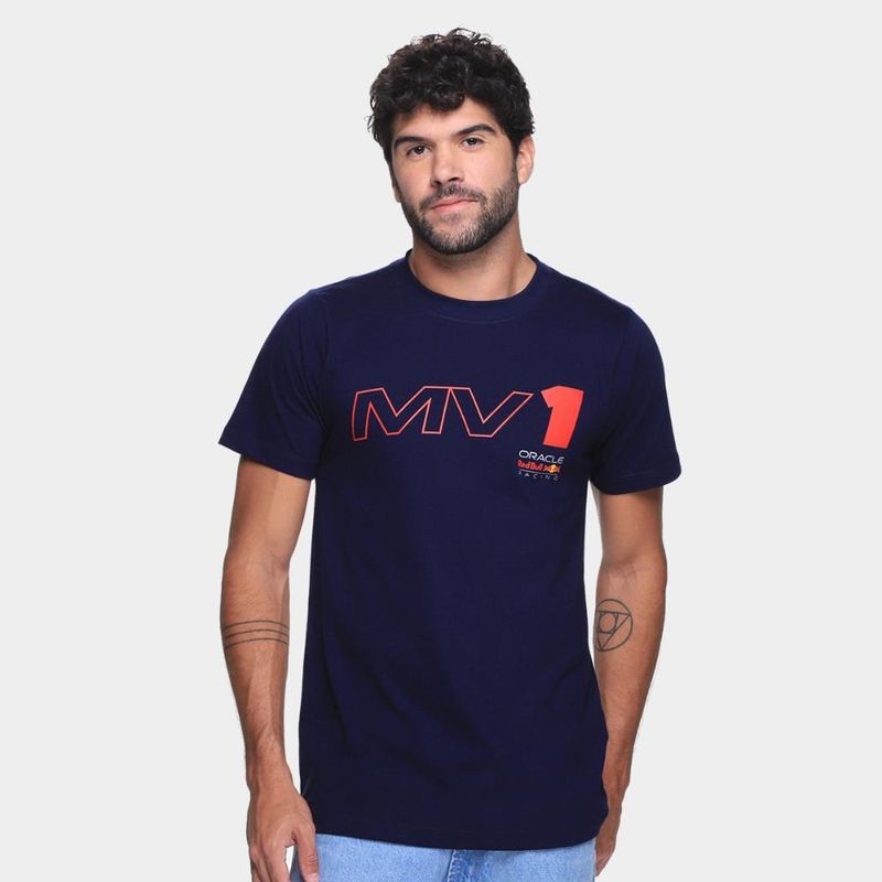 Camiseta red bull mv1 unissex