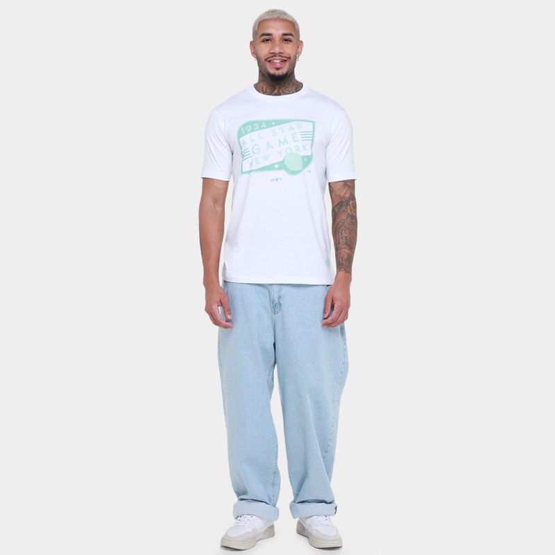 Camiseta new era all core mlb neymet whi masculina