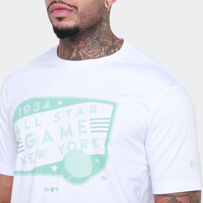 Camiseta new era all core mlb neymet whi masculina