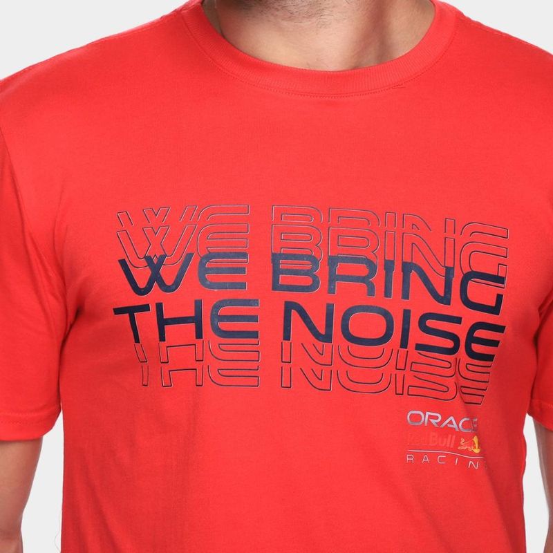Camiseta red bull we bring the noise