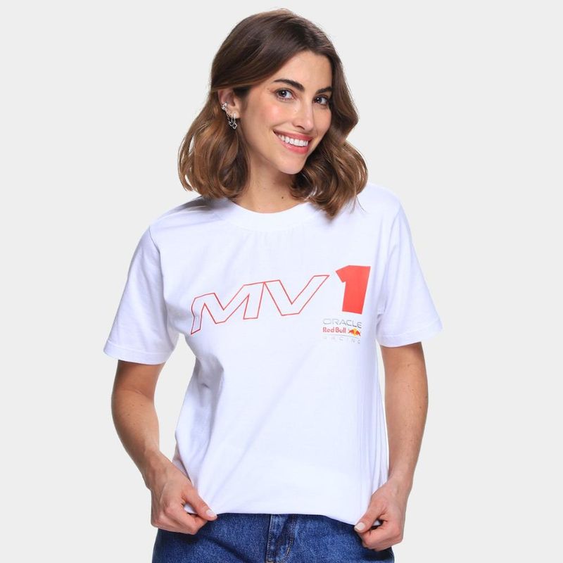 Camiseta red bull mv1 unissex