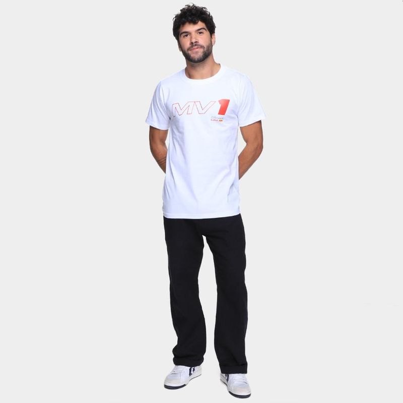 Camiseta red bull mv1 unissex