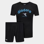 Camiseta+shorts diadora masculino