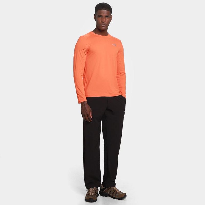 Camiseta the north face manga longa masculina