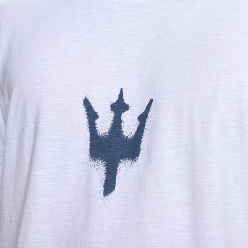 Camiseta slim osklen rough tridente spray masculina