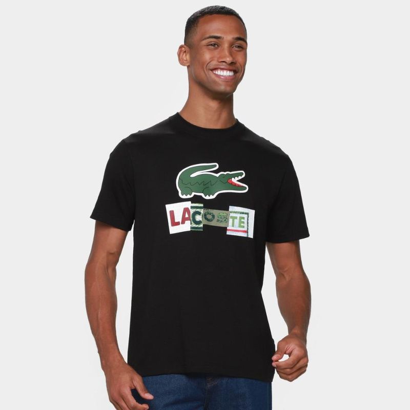 Camiseta lacoste casual masculina