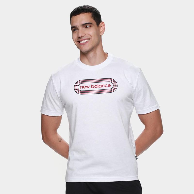 Camiseta new balance track masculina